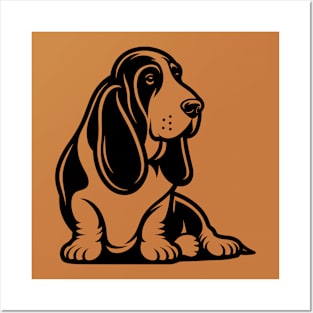 Basset Hound Posters and Art